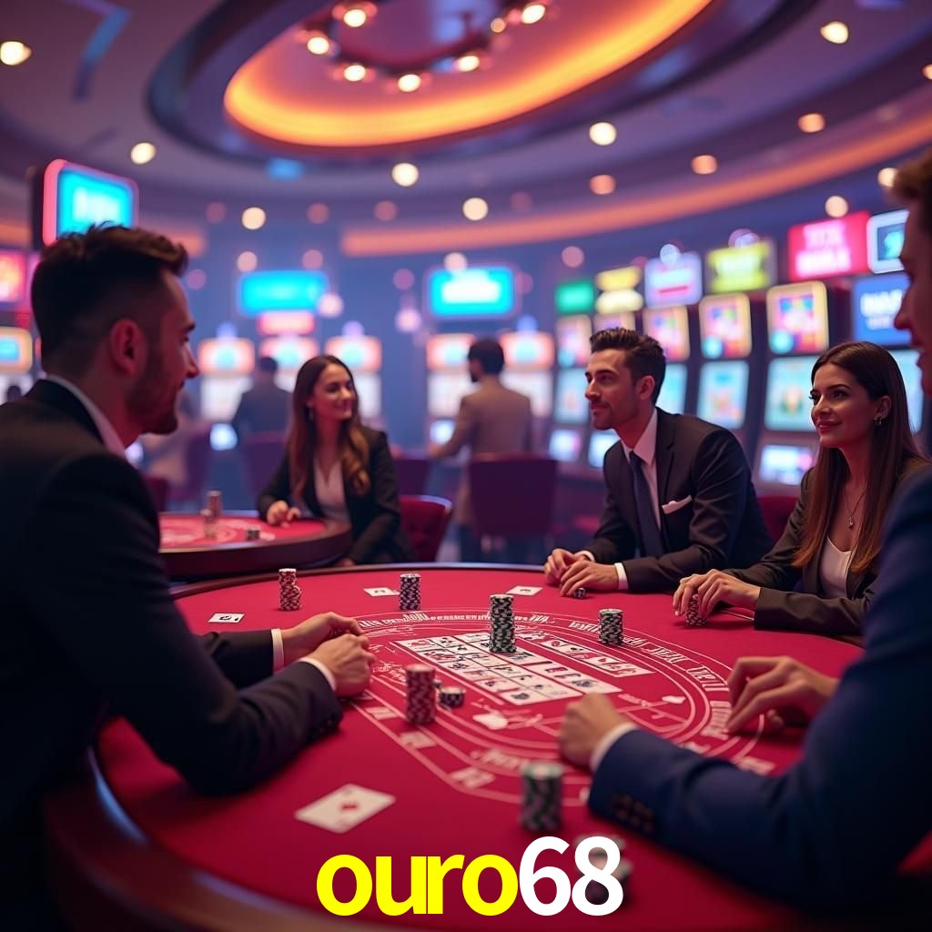 Mesa de Blackjack ouro68